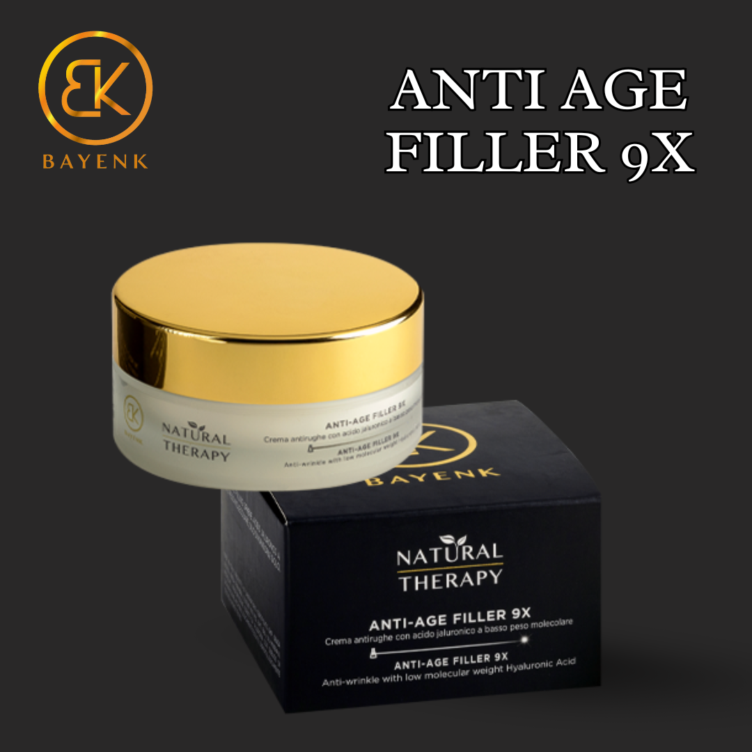 BAYENK ANTI-AGE FILLER 9X – 50ml Made in Italy | GMP Certified | Paraben-Free كريم ANTI-AGE FILLER 9X – سعة 50 مل