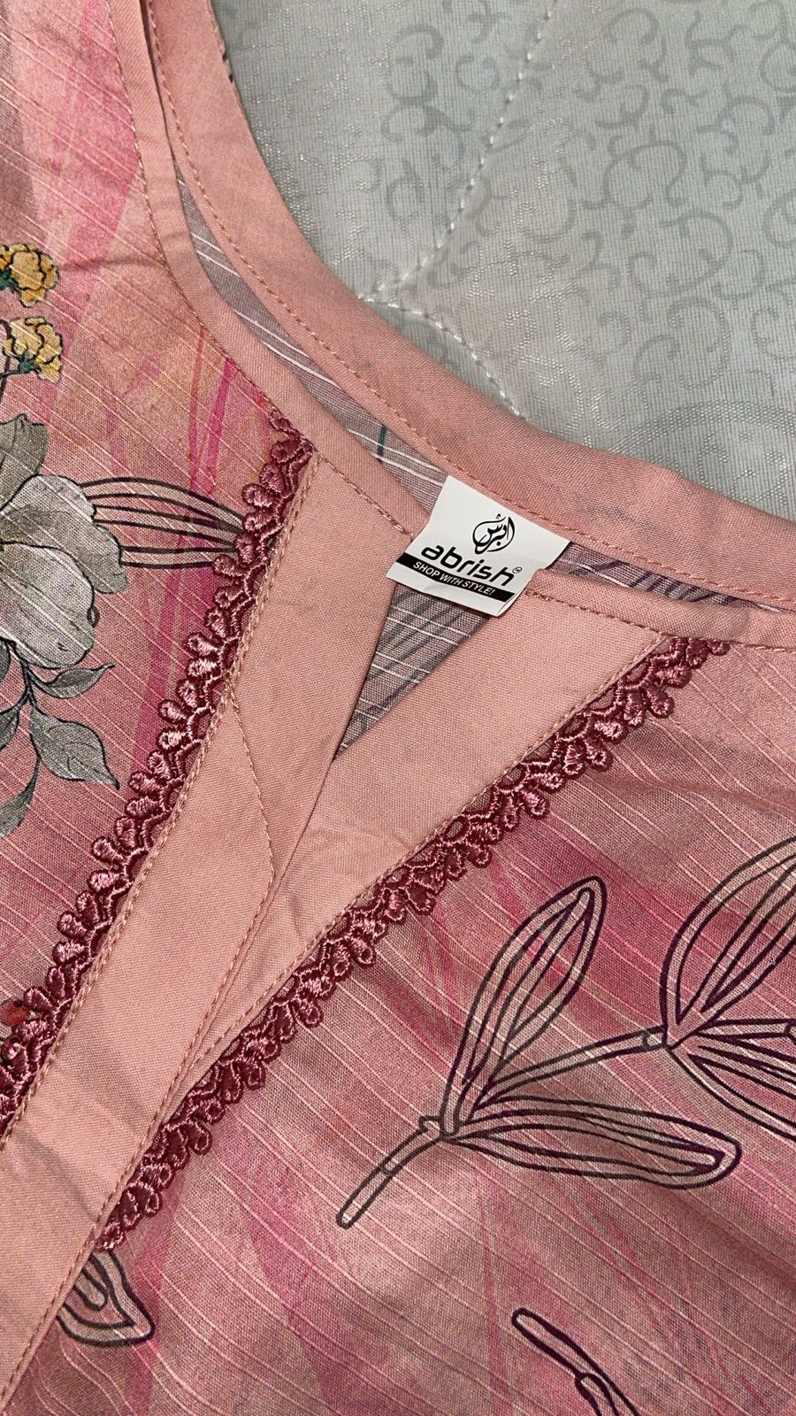 3 Piece RTW-Printed Suit Lawn by Abrish
