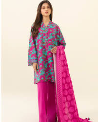 3 Piece RTW-Printed Suit Lawn by Abrish