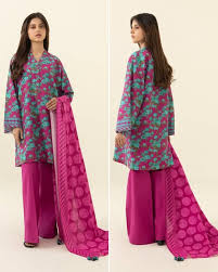 3 Piece RTW-Printed Suit Lawn by Abrish