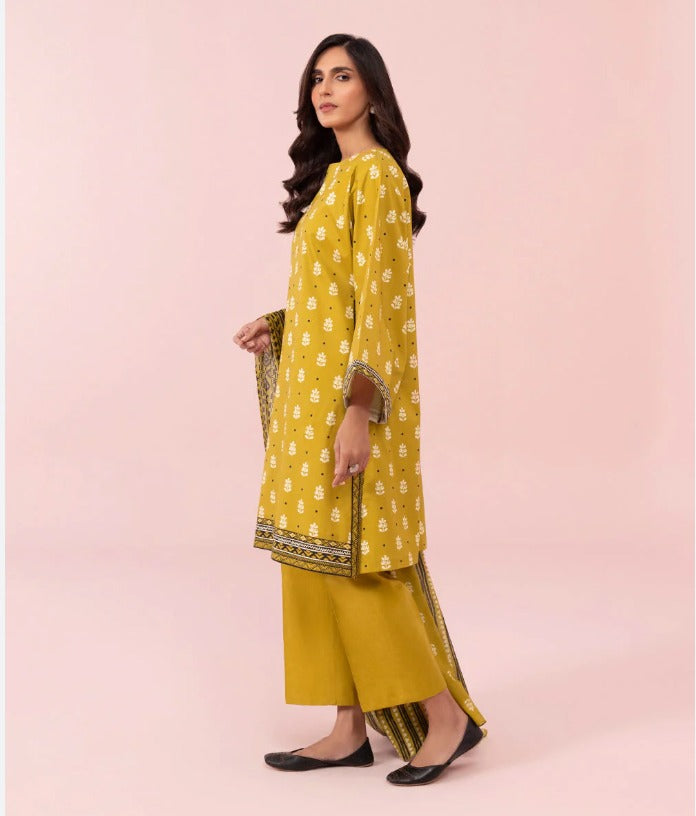 3 Piece RTW-Printed Suit Lawn by Abrish