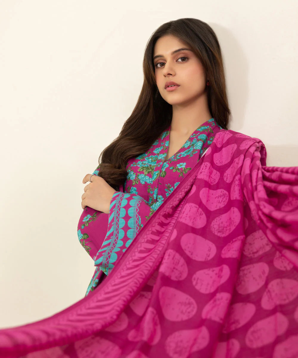3 Piece RTW-Printed Suit Lawn by Abrish