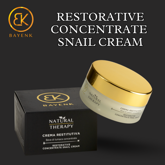 BAYENK Snail Repair Cream – 50ml With Concentrated Snail Slime 🇮🇹 Made in Italy | GMP Certified | Paraben-Free.كريم الحلزون المجدد – 50 مل بمادة الحلزون المركزة
