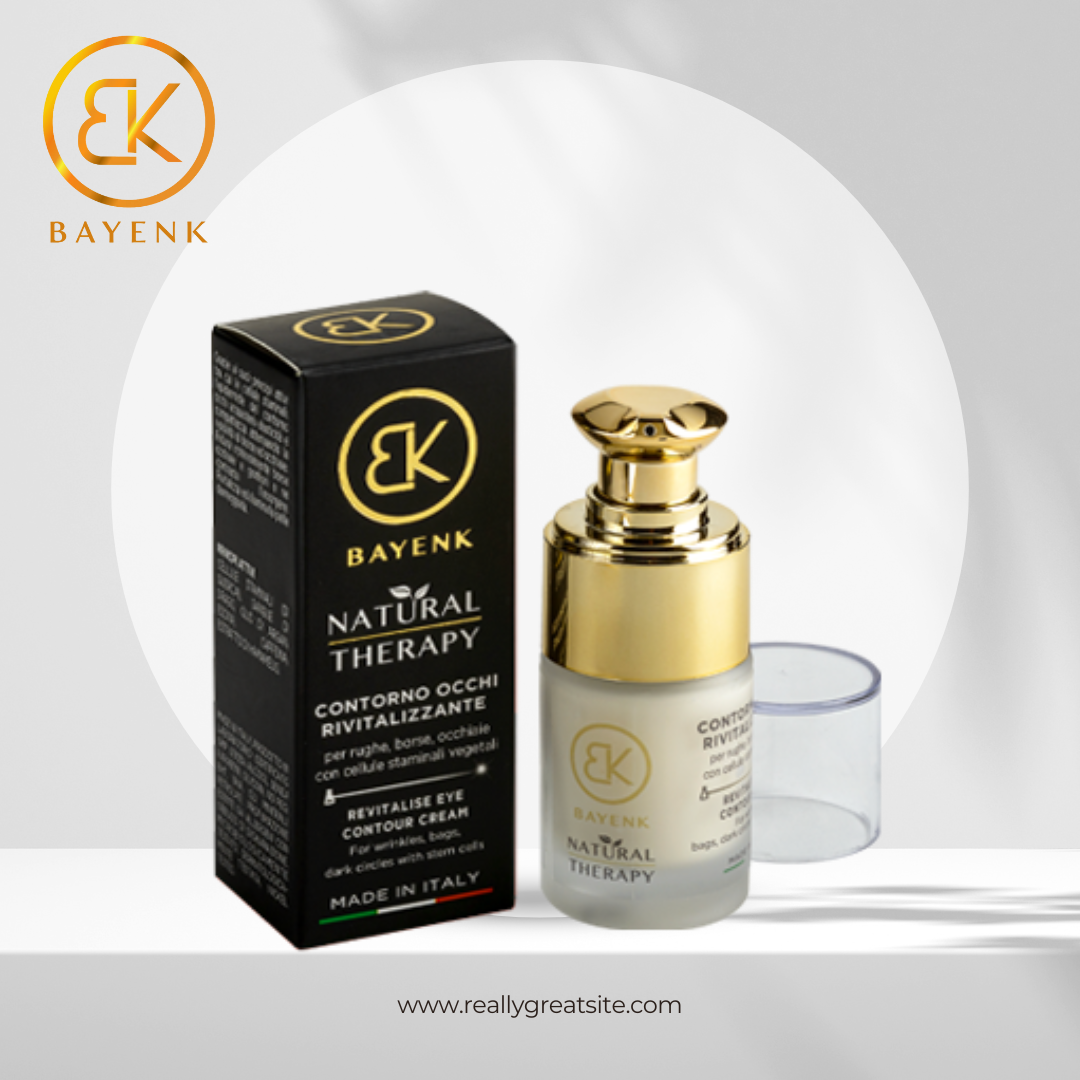 BAYENK Revitalise Eye Contour Cream – 15ml Made in Italy | GMP Certified | Paraben-Free.كريم محيط العين ريفيتاليز – 15 مل
