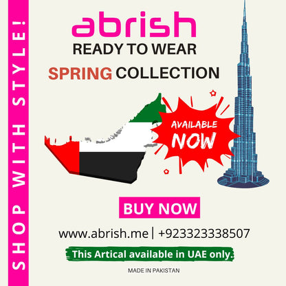 3 Piece RTW-Printed Suit Lawn by Abrish