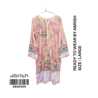 3 Piece RTW-Printed Suit Lawn by Abrish